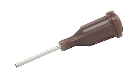 Dosing needle, stainless steel needle with plastic body, gauge: 19 (50 pieces)