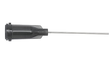 Dosing needle, stainless steel needle with plastic body, gauge: 22 (50 pieces)