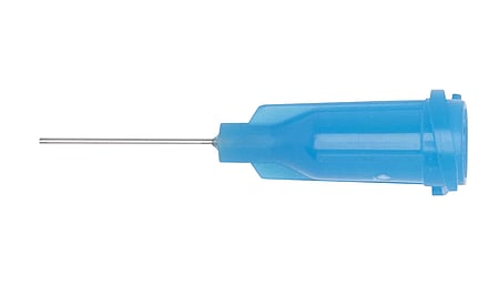 Dosing needle, stainless steel needle with plastic body, gauge: 25 (50 pieces)
