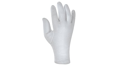 uvex cotton glove bleached in various sizes