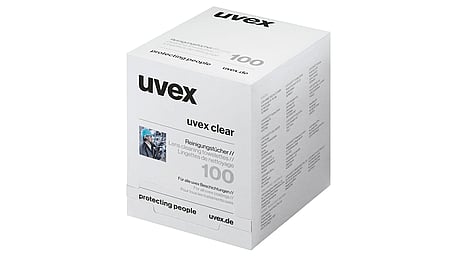 Lingettes nettoyantes humides uvex 100 pièces