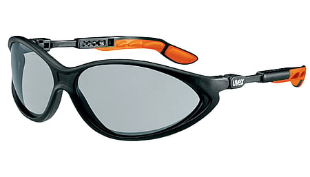 uvex cybric side arm spectacles extremely scratch and chemical resistant on both sides