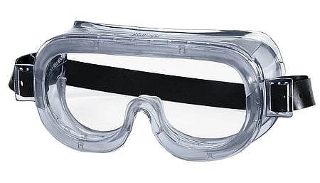 uvex 9305 full-vision goggles (with rubber headband)
