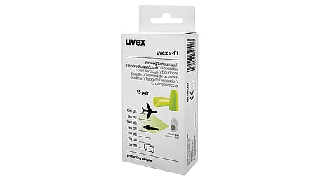 uvex com4-fit earplugs SNR 37 dB 15 pairs (in mini box)