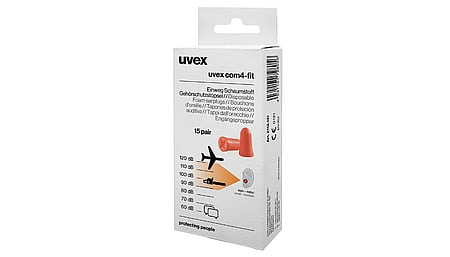 uvex com4-fit earplugs SNR 33 dB 15 pairs (in mini box)