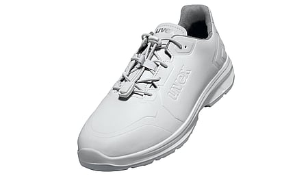 uvex 1 sport white NC occupational shoes O2 low shoe width 11, size 35-48