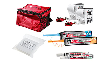 Chemtronics Fiber Optic Cleaner, Kit Bag