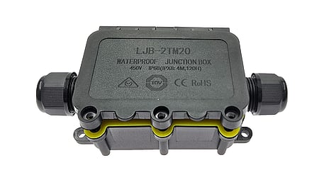 Wasserdichte Anschlussdose IP68, 2 Weg, M20