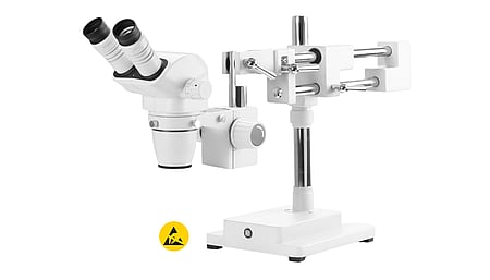 ESD stereomicroscope NexiusZoom 1902-B, binocular, 0.67-4.5, HWF10x/22mm, white