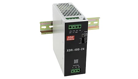 480W DIN rail power supply 24V/20A, peak power