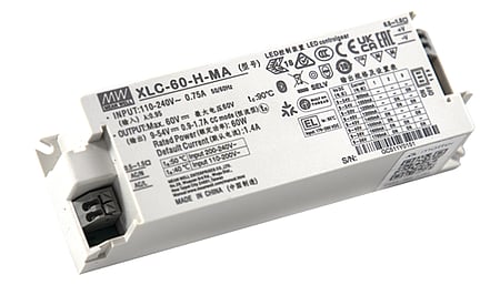 60W LED driver 900mA to 1700mA/9V...54V, Matter