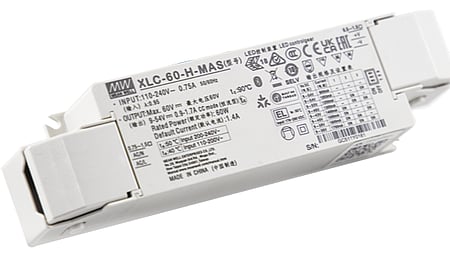 60W LED Treiber 900mA bis 1700mA/9V...54V, Matter, Independent