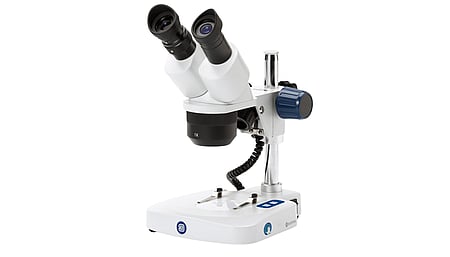 Stereomicroscope EduBlue 1302-P, binocular, EWF 1x / 3x, wireless illumination