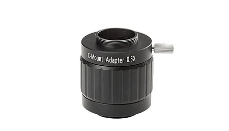 Adaptateur monture C avec objectif 0,5x pour microscopes NexiusZoom et caméras 1/2