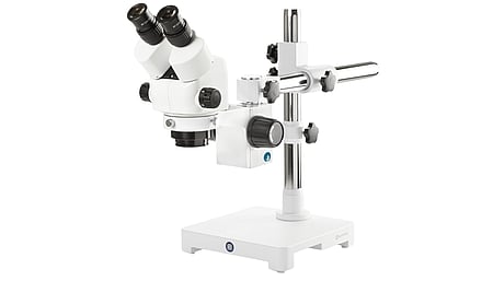 StereoBlue 1702-U stereomicroscope, binocular, 0.5x - 5.5x zoom, universal stand
