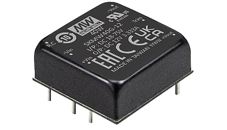 40W DC/DC converter, input 9...36V, output 5V/8A