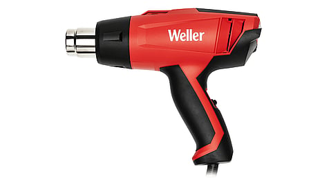 Heissluftpistole, 2-stufige Temperaturregelung, 1.6kW, 230V AC, 550°C, 67dB