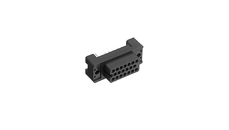 Connecteur femelle HTK pour circuit imprimé MR-xxFD2x, droit