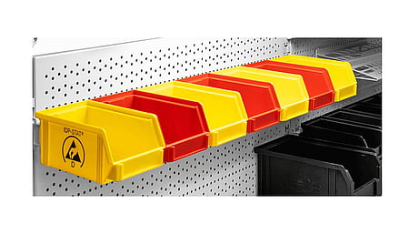 ESD container (1L) - yellow or red 100x160x75 mm