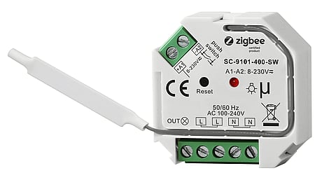 Wireless switching actuator ZigBee 3.0 400W
