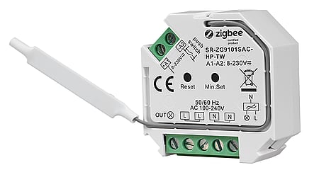 Wireless dimming actuator ZigBee 3.0 400W RC Tunable White