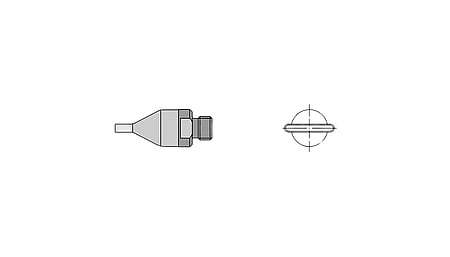 F06 Flat nozzle 12.0mm X 1.5mm