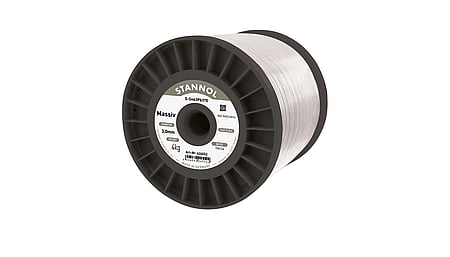 Lötdraht massiv, Sn63Pb37, 3mm, 4000g