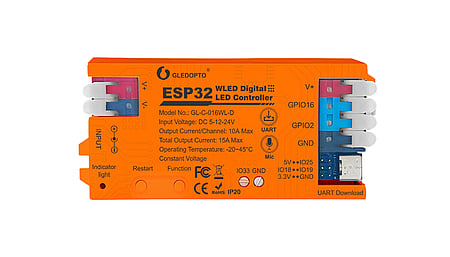 SPI-WLED ESP32 UART Steuergerät für Pixel LED