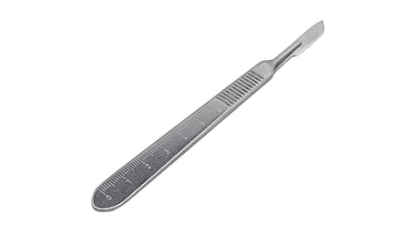 Manche de scalpel 125mm avec 5 lames