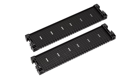 RACK-SYSTEM 100 RS - ESD slotted wall pair 400 355x14x80 to 80mm