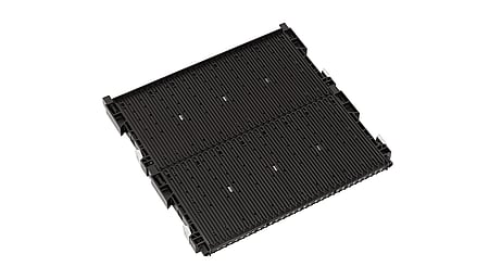 RACK-SYSTEM 180 RS - ESD double-slot wall 400 with floor stop type 32 reinforced 355x22/32x345
