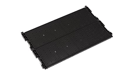 RACK-SYSTEM 180 RS - ESD double-slot wall 600 with floor stop type 25 reinforced 555x22/25x345