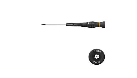 ESD screwdriver TORX T9 with hole