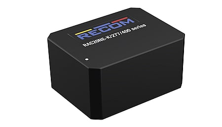 20W AC/DC power supply unit, PCB mounting 24V / 833mA, 90-460Vac input