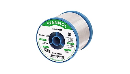 Solder wire Kristall 400, Sn60Pb40, RE L0, 1.2mm, 500g