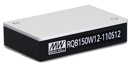 150W DC/DC brick converter Input 14...160V, output 12V/12.5A