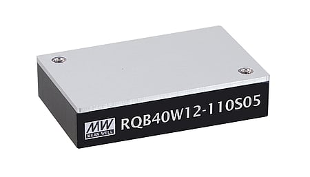 40W DC/DC brick converter Input 14...160V, output 48V/0.83A