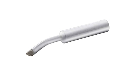 XNT BX soldering tip, chisel shape curved 30°, Ø 2.4 mm