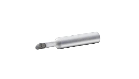 XNT BB45 soldering tip, round shape beveled 45°, 2.4 mm, 28 mm
