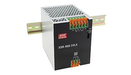 960W DIN rail power supply 24V/40A, peak power