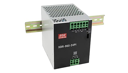 960W DIN rail power supply 24V/40A, peak power