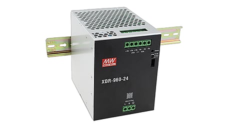 960W DIN rail power supply 24V/40A, peak power