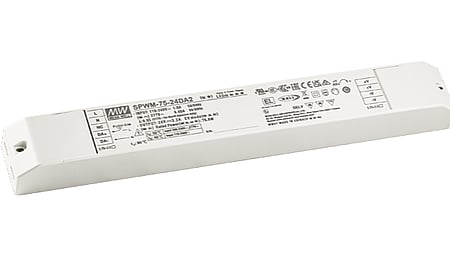 75W LED Netzteil mit PWM Ausgang 24V/3.2A, DALI2, AC Push