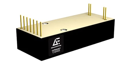 Convertisseur haute tension 30 W pour recharge capacitive, entrée 24 V, sortie 0...+4000 V/7,5 mA
