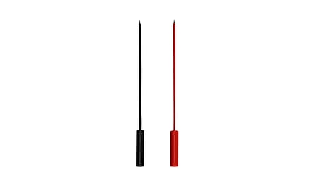 Amber test probes, blade 1 mm (red + black), CAT I, 2 pieces