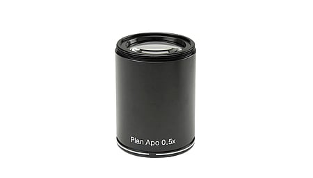 Plan apochromatisches Objektiv 0,5x für die DZ-Serie, Arbeitsabstand 126 mm