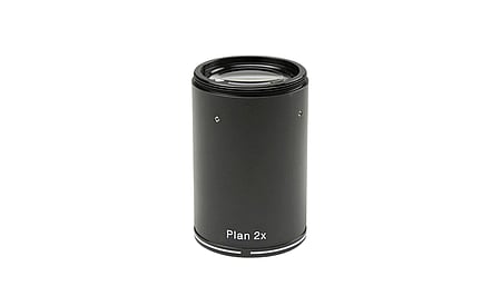 Plan apochromatisches Objektiv 2x für die DZ-Serie, Arbeitsabstand 33 mm