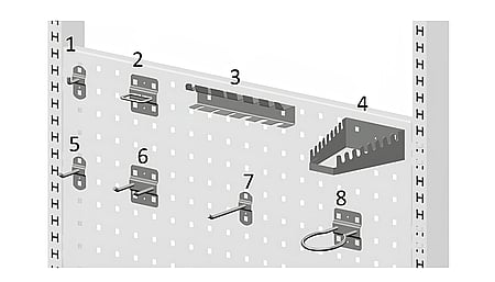 Tool holders for ESD tables - Organization system for workshops and industry
