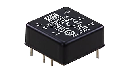 Convertisseurs DC/DC 20 W, entrée 9...75 V, sortie 5 V/4 000 mA
