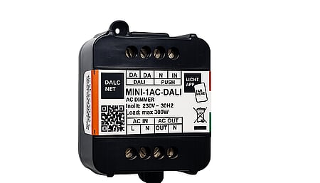 LED DALI and AC Phase-Cut Dimmer, 1 Channel, 230 VAC